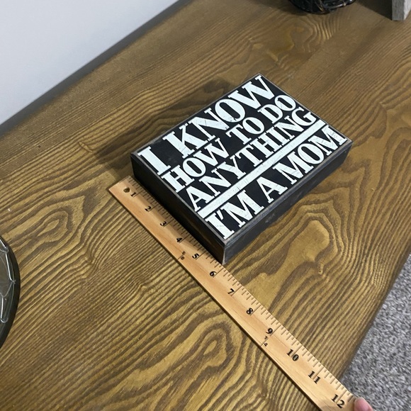 Wood Mom Quote Block- Home Decor - Picture 4 of 7